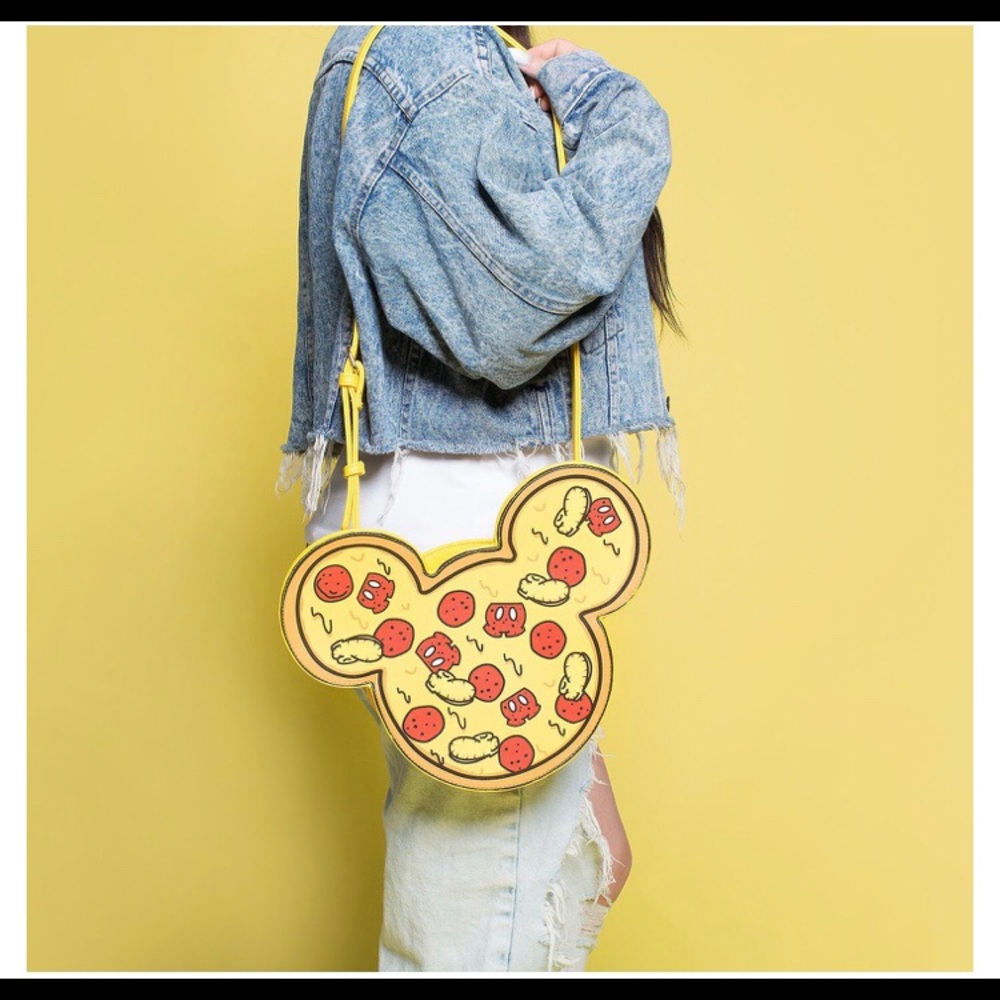 Cakeworthy “Mickey Mouse Pizza” crossbody bag